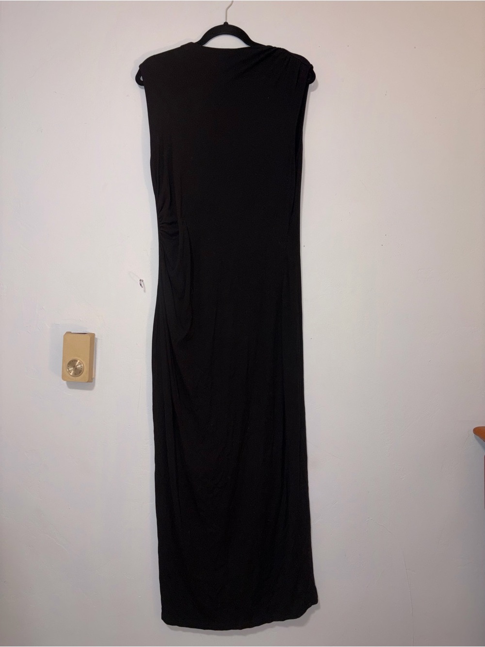Classic Black Sleeveless Maxi Dress